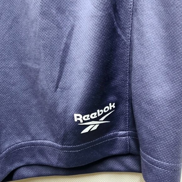 NWT MEN'S REEBOK STORMER RUNNING SHORT SLIM 9" 100% POLY NIGHTSHADOW BLUE M $35 - Picture 4 of 10